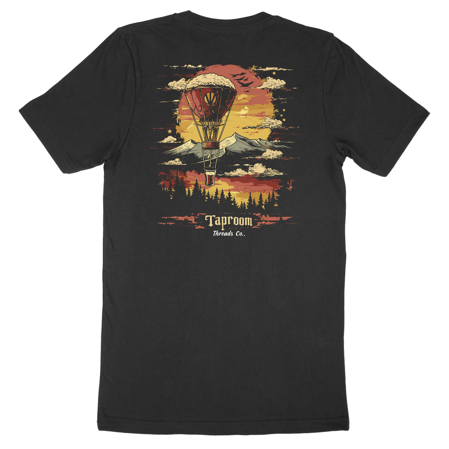 Hot air Balloon Beer T-Shirt – Craft Beer Graphic Tee | Taproom Threads