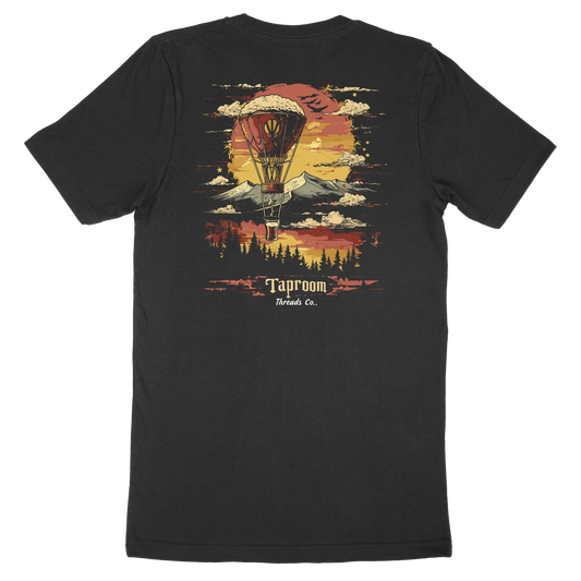 Hot air Balloon Beer T-Shirt – Craft Beer Graphic Tee | Taproom Threads