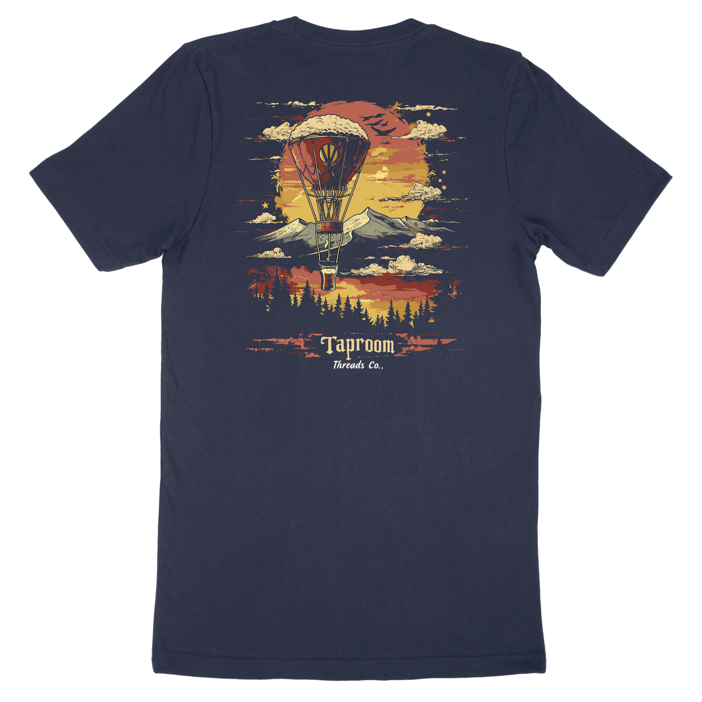 Hot air Balloon Beer T-Shirt – Craft Beer Graphic Tee | Taproom Threads